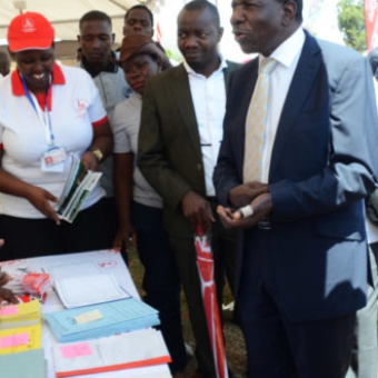 The President Promises to Support Cooperatives On the International Day for Cooperatives at Civil Service College Jinja.