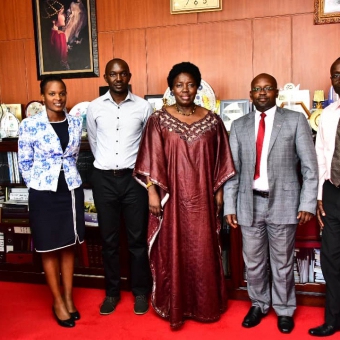 The Speaker of Parliament meets with UCA on Cooperative Development