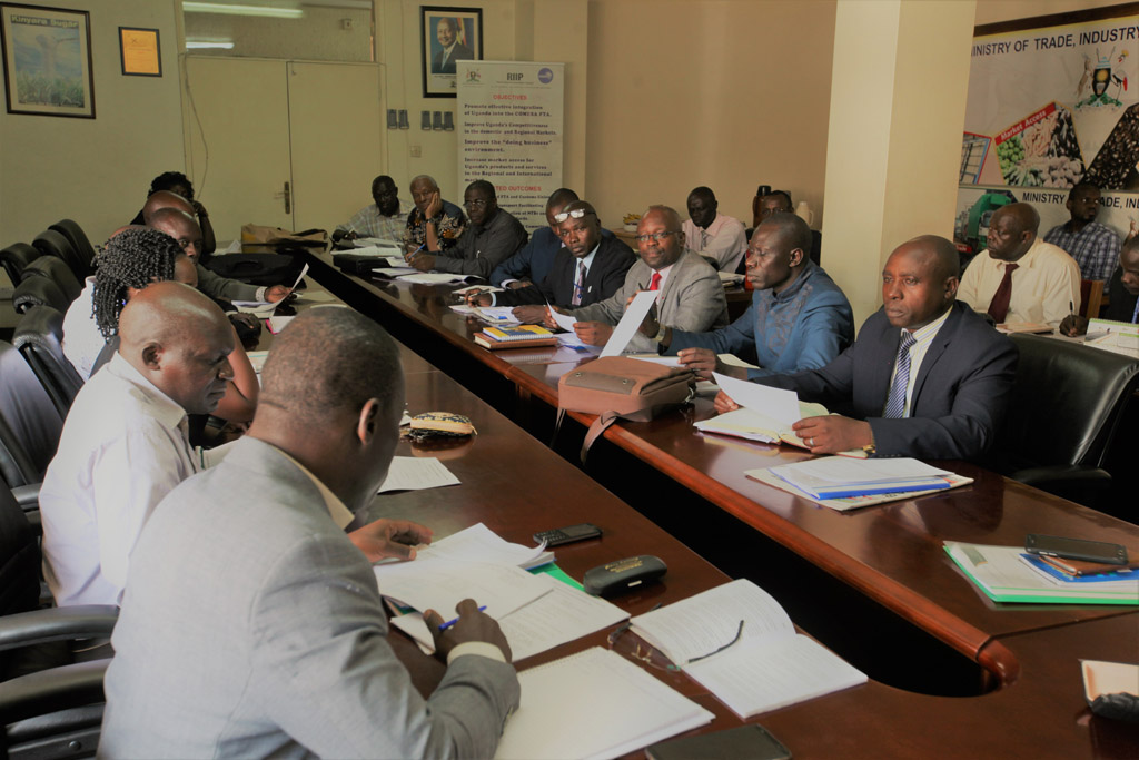 Cooperators at the Ministry of Trade Industry and Cooperatives to harmonize the Cooperatives societies (ACT) Amendment 2016 Image